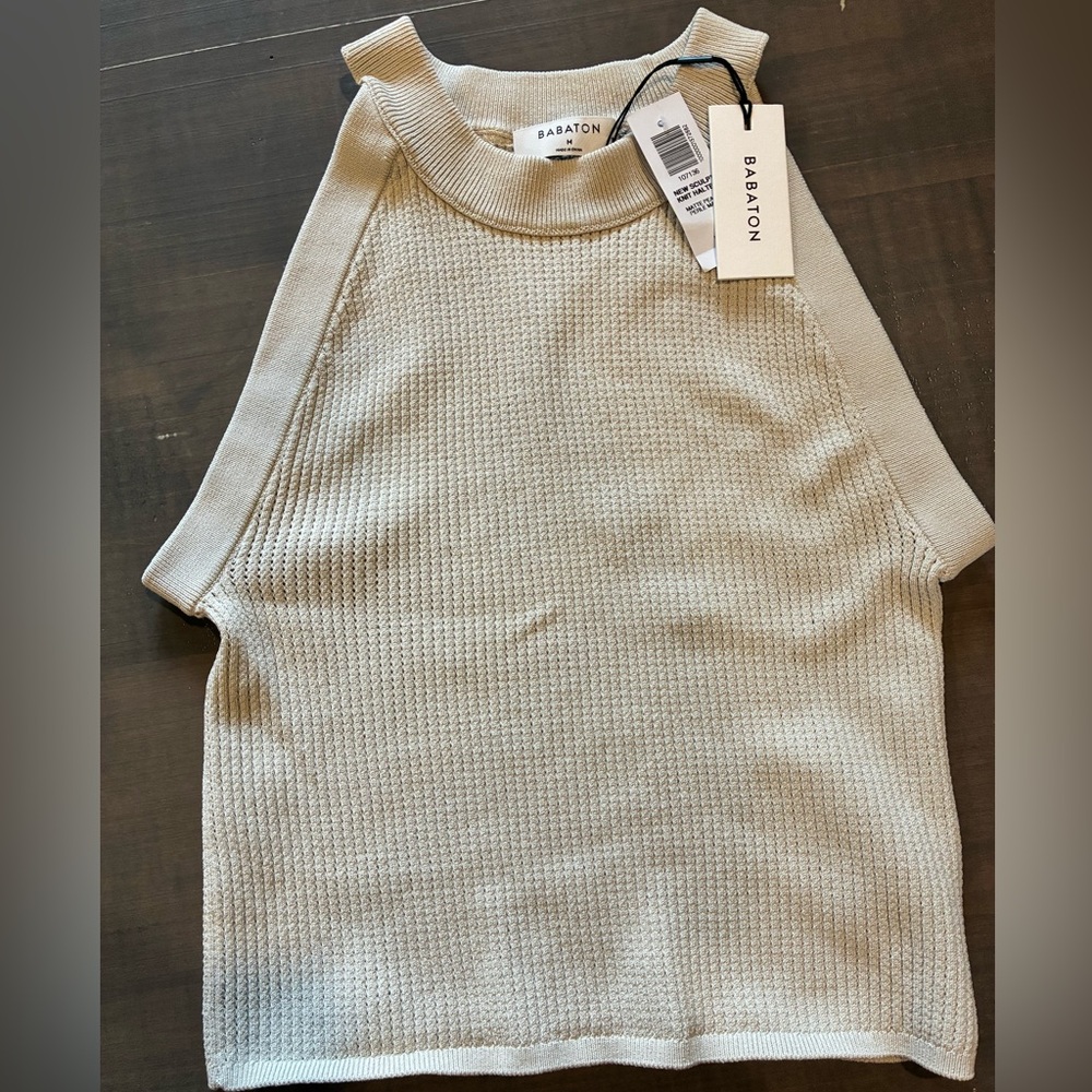 BNWT Babaton Pearl Knit Halter